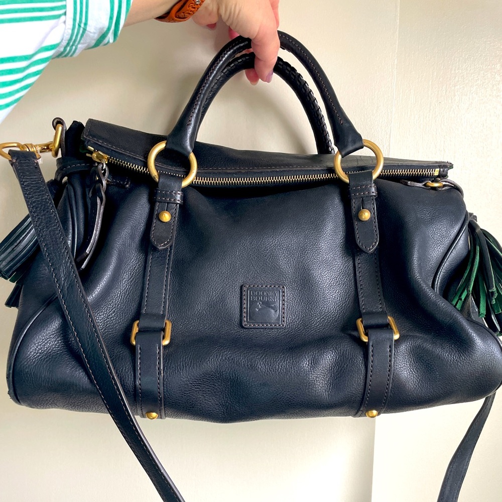 Dooney & Bourke Florentine Large Satchel, Black